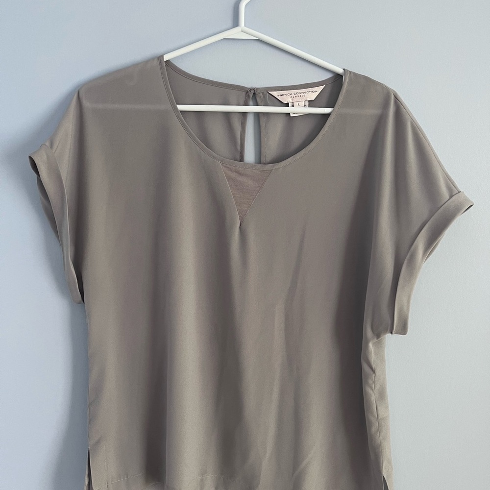 French Connection Gray Blouse